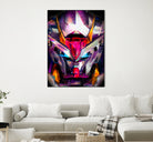 Gundam Crystal by Christian Velazquez on GIANT ART - fuchsia game design