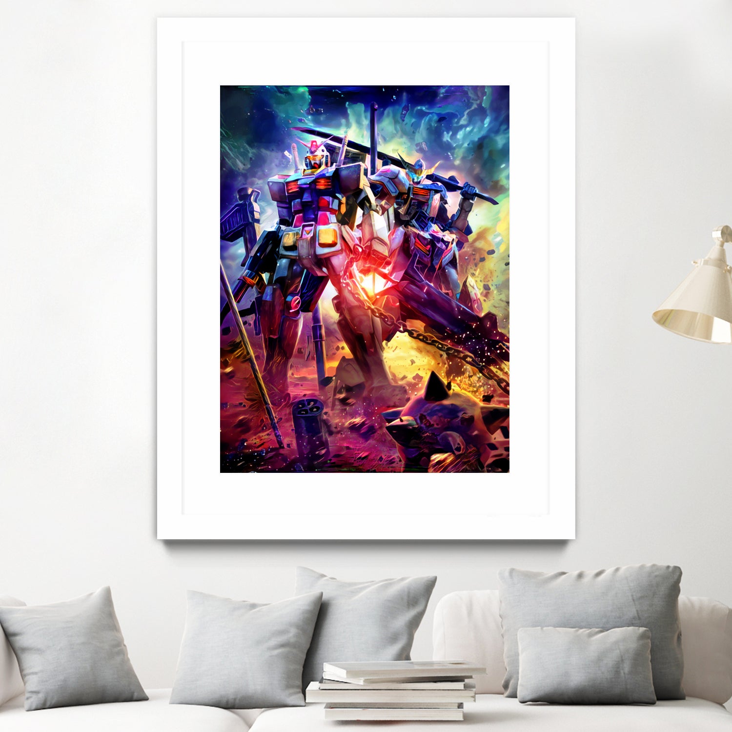 Gundam WX by Christian Velazquez on GIANT ART - blue game design