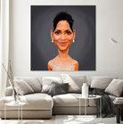 Halle Berry by Rob Snow on GIANT ART - gray digital painting