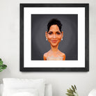 Halle Berry by Rob Snow on GIANT ART - gray digital painting