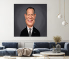 Tom Hanks by Rob Snow on GIANT ART - gray digital painting