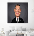 Tom Hanks by Rob Snow on GIANT ART - gray digital painting