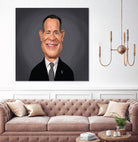 Tom Hanks by Rob Snow on GIANT ART - gray digital painting