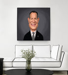 Tom Hanks by Rob Snow on GIANT ART - gray digital painting