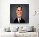 Tom Hanks by Rob Snow on GIANT ART - gray digital painting