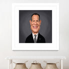 Tom Hanks by Rob Snow on GIANT ART - gray digital painting