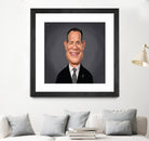 Tom Hanks by Rob Snow on GIANT ART - gray digital painting