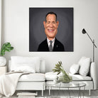 Tom Hanks by Rob Snow on GIANT ART - gray digital painting