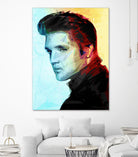 elvis (variation) by Enrico Varrasso on GIANT ART - black digital painting