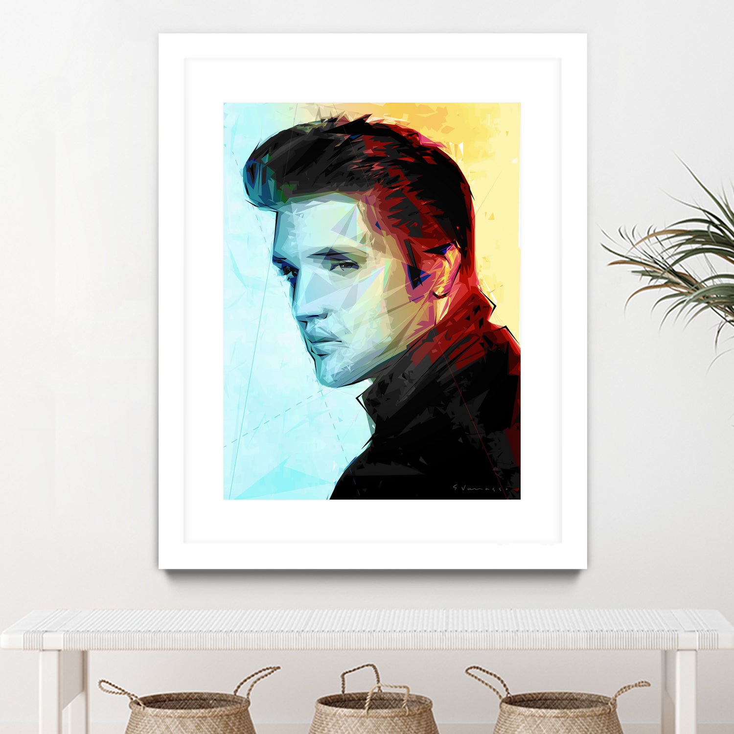 elvis (variation) by Enrico Varrasso on GIANT ART - black digital painting