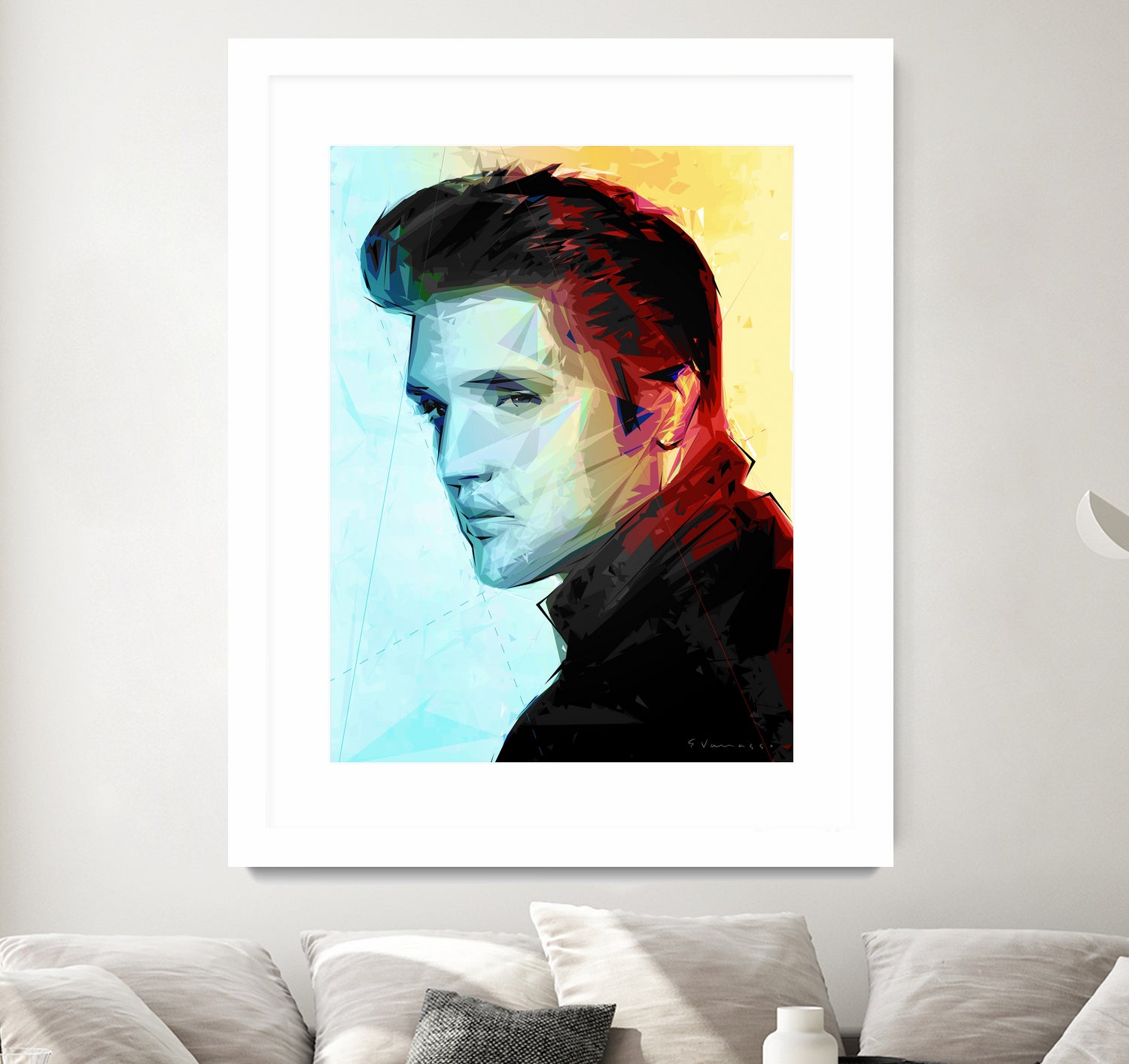 elvis (variation) by Enrico Varrasso on GIANT ART - black digital painting