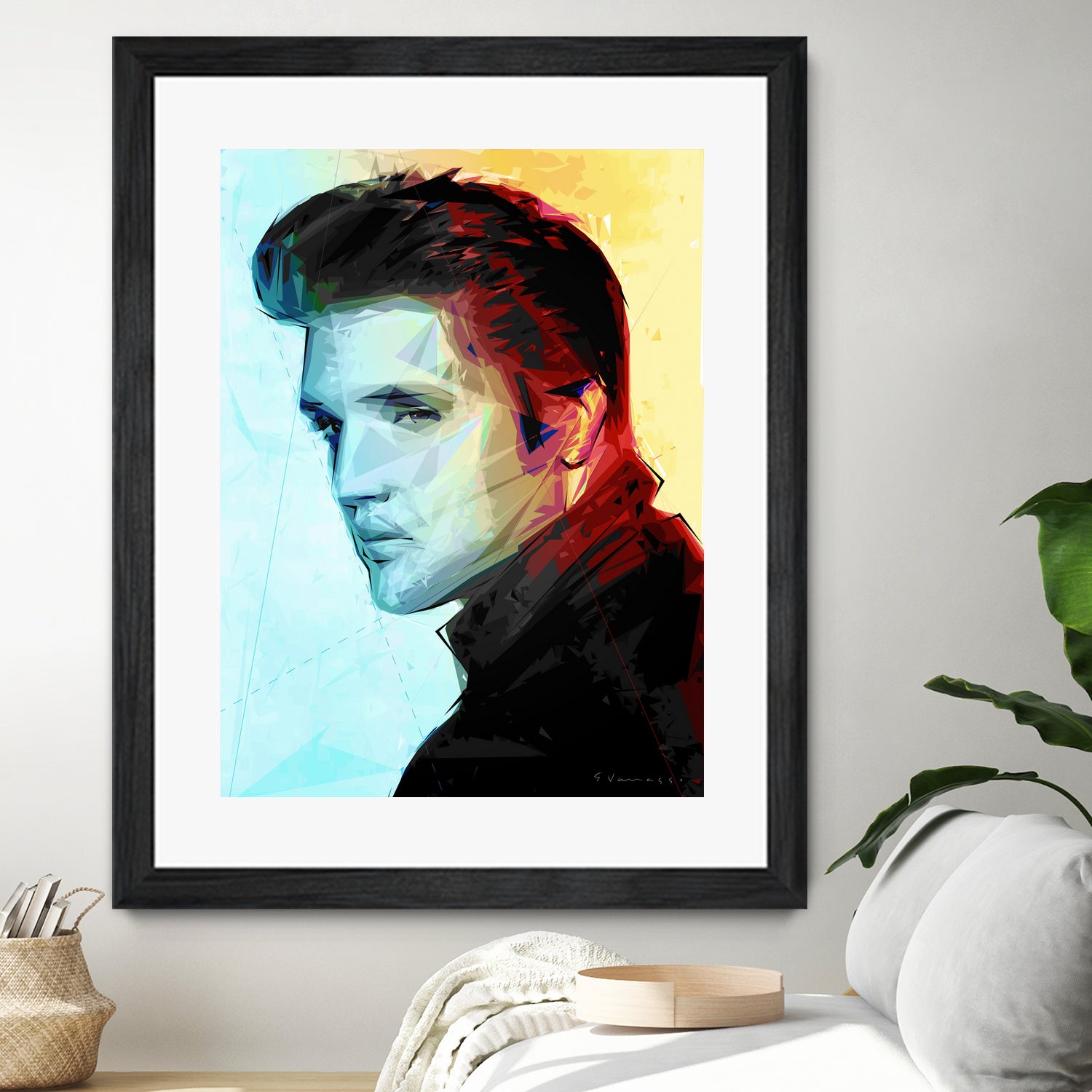 elvis (variation) by Enrico Varrasso on GIANT ART - black digital painting