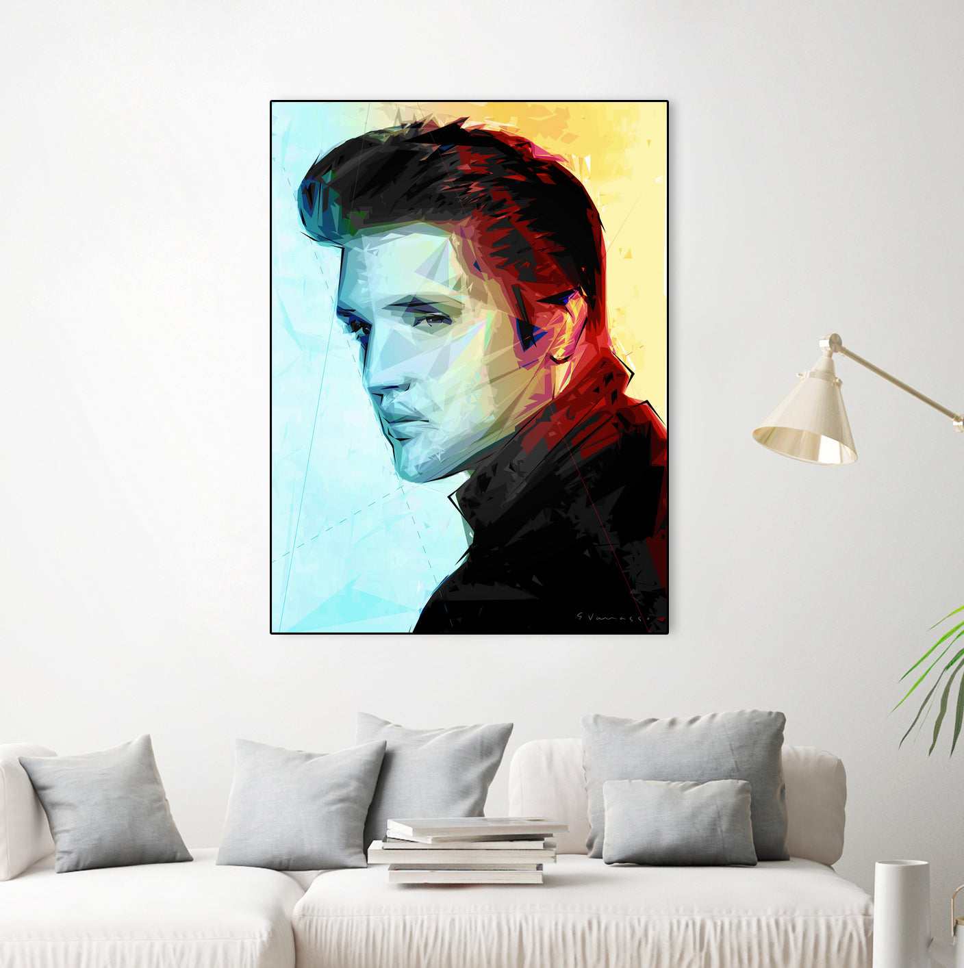 elvis (variation) by Enrico Varrasso on GIANT ART - black digital painting