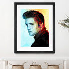 elvis (variation) by Enrico Varrasso on GIANT ART - black digital painting