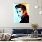 elvis (variation) by Enrico Varrasso on GIANT ART - black digital painting