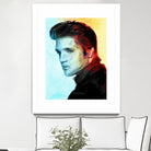 elvis (variation) by Enrico Varrasso on GIANT ART - black digital painting