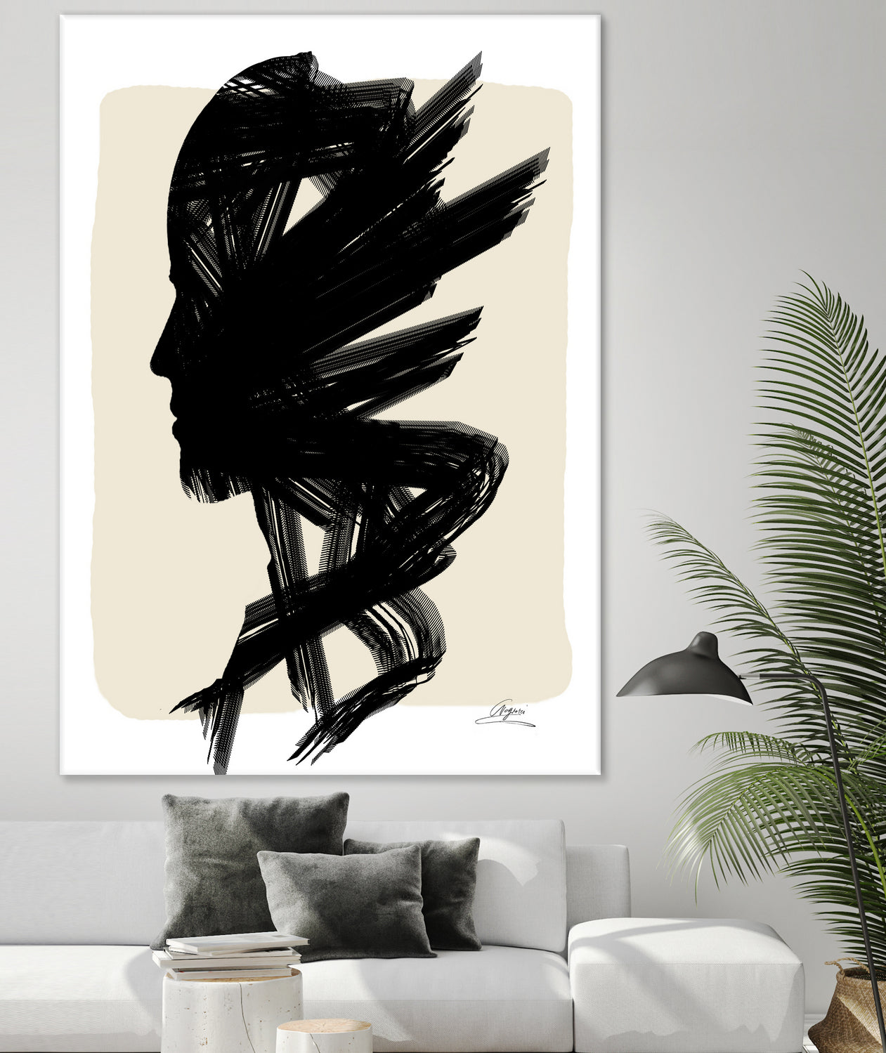 Aopeli-GloryPaint Figures Collection by Chrysafia Vogiatzi on GIANT ART - black digital painting