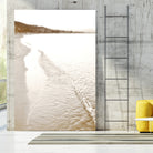 Minimalist pastel beach scape by IOANNA PAPANIKOLAOU on GIANT ART - brown photo illustration