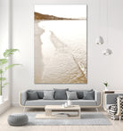 Minimalist pastel beach scape by IOANNA PAPANIKOLAOU on GIANT ART - brown photo illustration