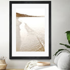 Minimalist pastel beach scape by IOANNA PAPANIKOLAOU on GIANT ART - brown photo illustration