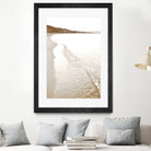 Minimalist pastel beach scape by IOANNA PAPANIKOLAOU on GIANT ART - brown photo illustration