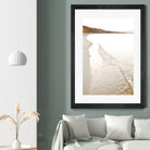 Minimalist pastel beach scape by IOANNA PAPANIKOLAOU on GIANT ART - brown photo illustration