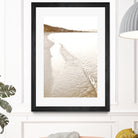 Minimalist pastel beach scape by IOANNA PAPANIKOLAOU on GIANT ART - brown photo illustration