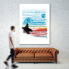 dark side of the beach by frederic levy-hadida on GIANT ART - blue digital drawing