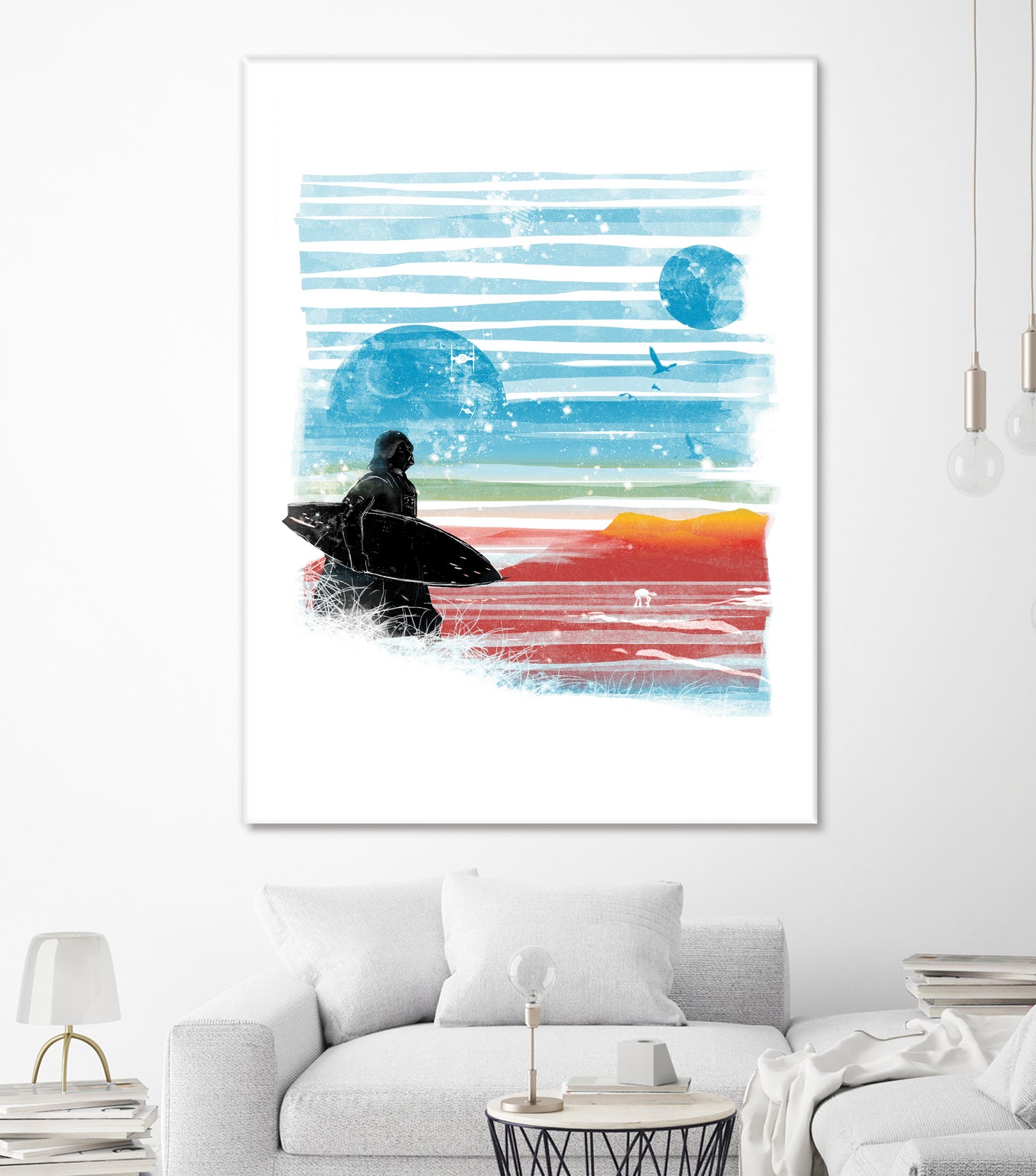 dark side of the beach by frederic levy-hadida on GIANT ART - blue digital drawing