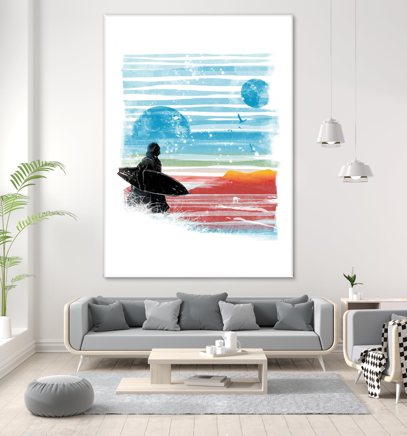 dark side of the beach by frederic levy-hadida on GIANT ART - blue digital drawing