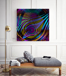 Epicentrum by Iustina Istrati on GIANT ART - fuchsia digital painting