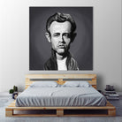 James Dean by Rob Snow on GIANT ART - gray digital painting