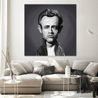 James Dean by Rob Snow on GIANT ART - gray digital painting