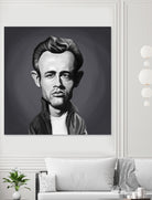 James Dean by Rob Snow on GIANT ART - gray digital painting