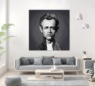 James Dean by Rob Snow on GIANT ART - gray digital painting