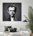 James Dean by Rob Snow on GIANT ART - gray digital painting