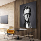 James Dean by Rob Snow on GIANT ART - gray digital painting