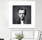 James Dean by Rob Snow on GIANT ART - gray digital painting