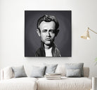 James Dean by Rob Snow on GIANT ART - gray digital painting