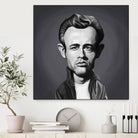 James Dean by Rob Snow on GIANT ART - gray digital painting