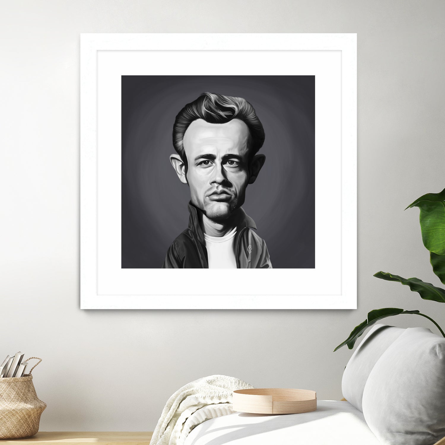 James Dean by Rob Snow on GIANT ART - gray digital painting