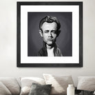 James Dean by Rob Snow on GIANT ART - gray digital painting