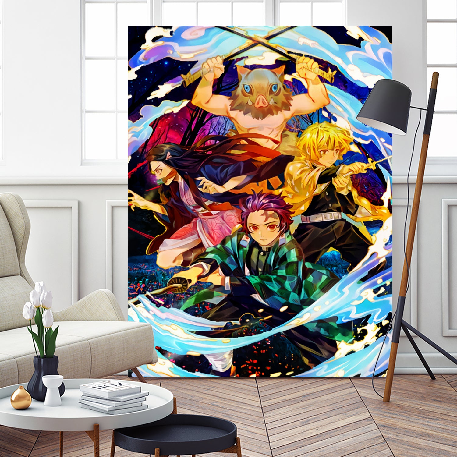 Demon Slayer Team by Christian Velazquez on GIANT ART - orange digital painting