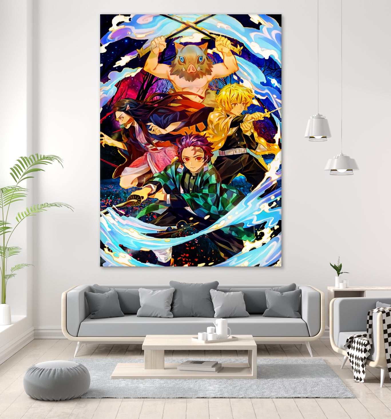 Demon Slayer Team by Christian Velazquez on GIANT ART - orange digital painting