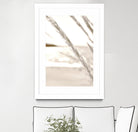 Minimalist coastal beach plants by IOANNA PAPANIKOLAOU on GIANT ART - brown photo illustration