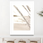 Minimalist coastal beach plants by IOANNA PAPANIKOLAOU on GIANT ART - brown photo illustration