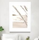 Minimalist coastal beach plants by IOANNA PAPANIKOLAOU on GIANT ART - brown photo illustration