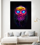 Borderland Mayhem Retro Mask by Christian Velazquez on GIANT ART - fuchsia game design