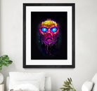 Borderland Mayhem Retro Mask by Christian Velazquez on GIANT ART - fuchsia game design