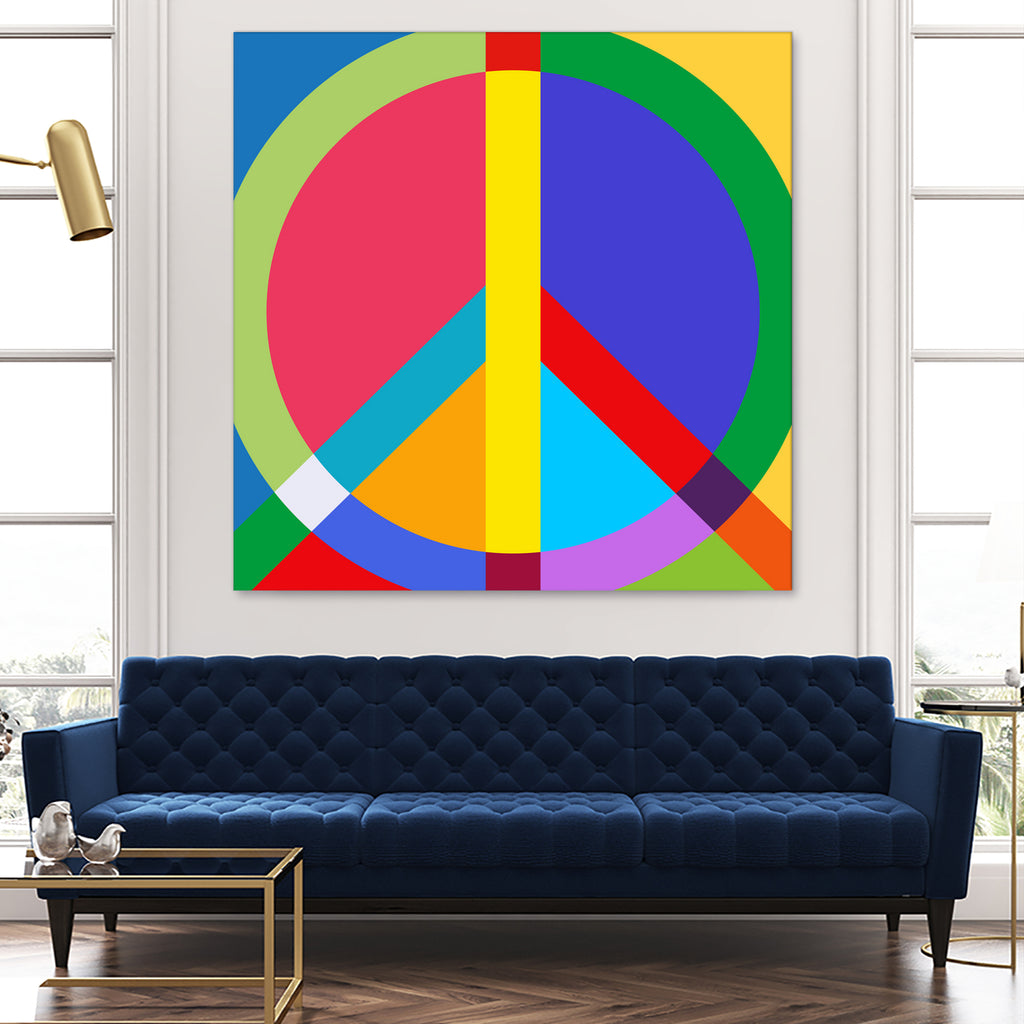 Peace, Love, Unity. by Philippe Intraligi on GIANT ART - red digital drawing